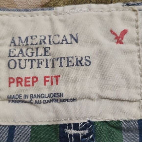 American Eagle Prep Fit  plaid shorts Sz 38 - Picture 4 of 5